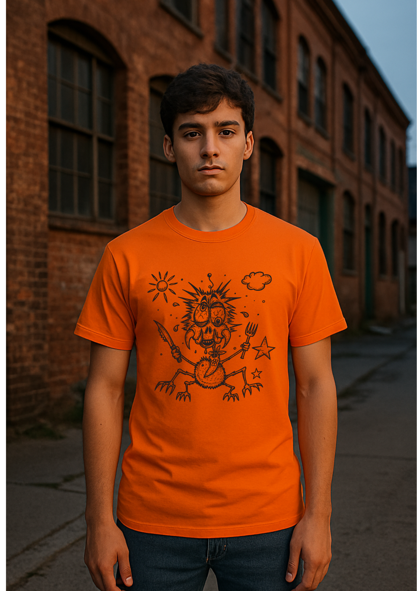 Short sleeve unisex T-shirt (Termite -The Hungry Destroyer)