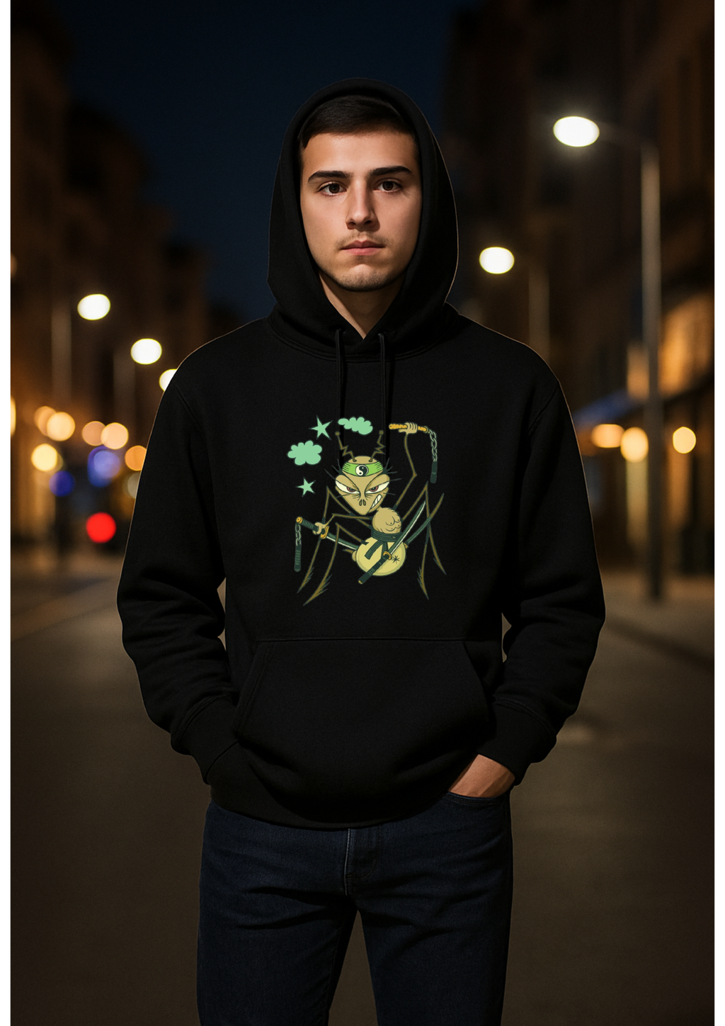 Art unisex Hoodie (Ant Ninja - ant )
