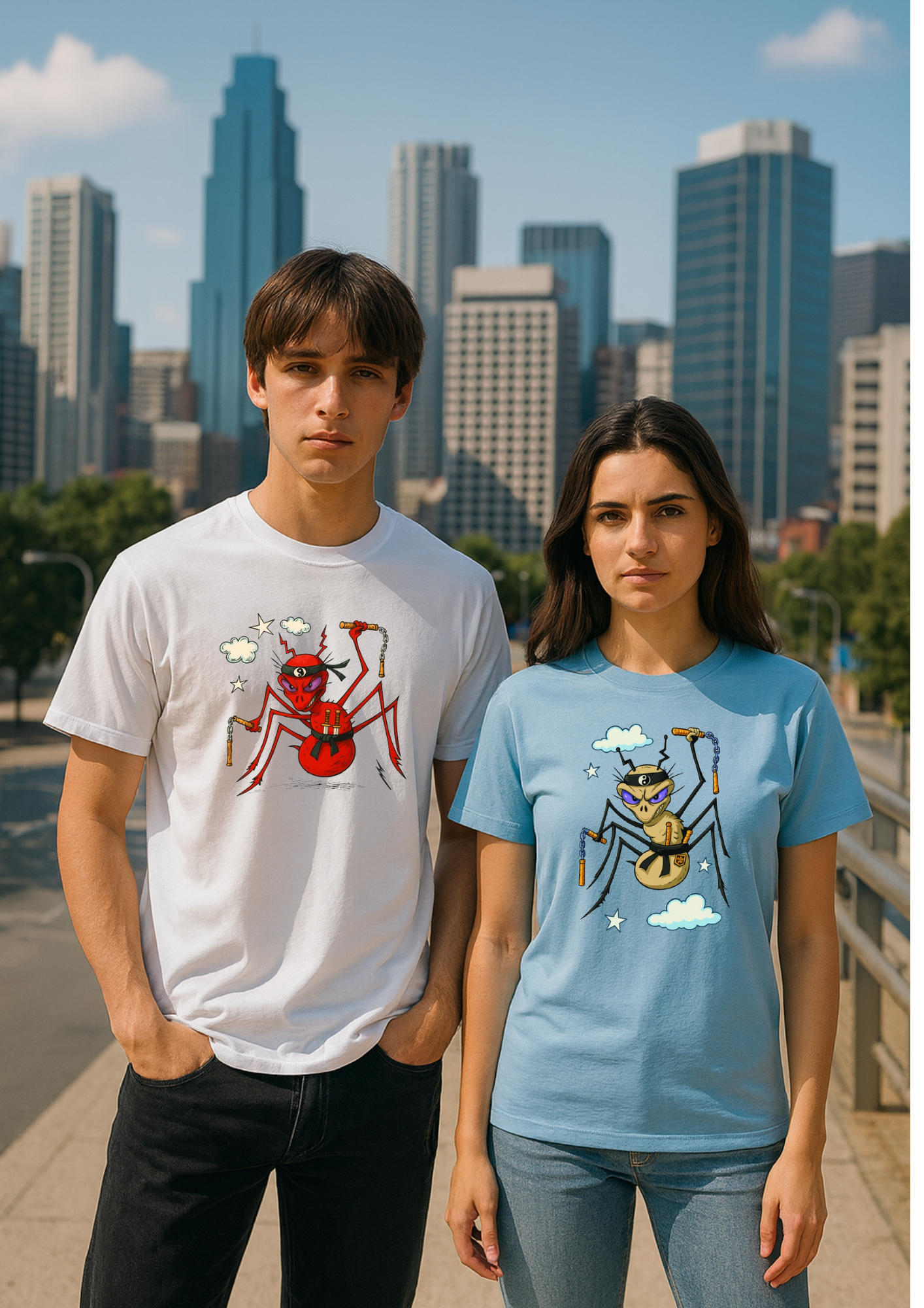 Short sleeve unisex T-shirt ( Scarlet Sting -Ant)
