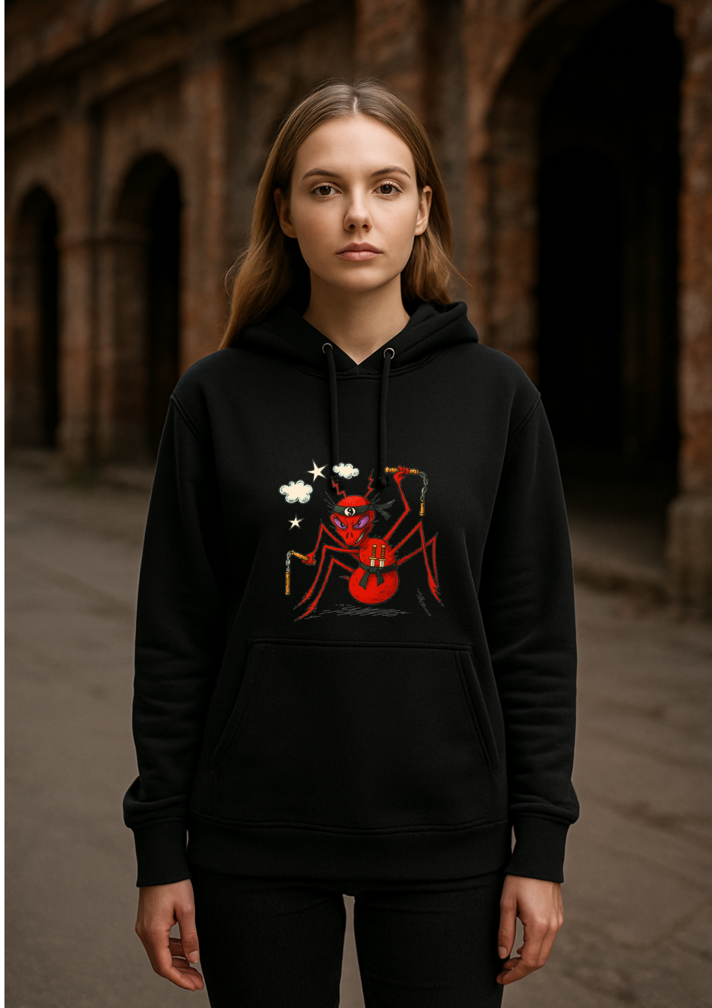 Art unisex Hoodie (Scarlet Sting -Ant)