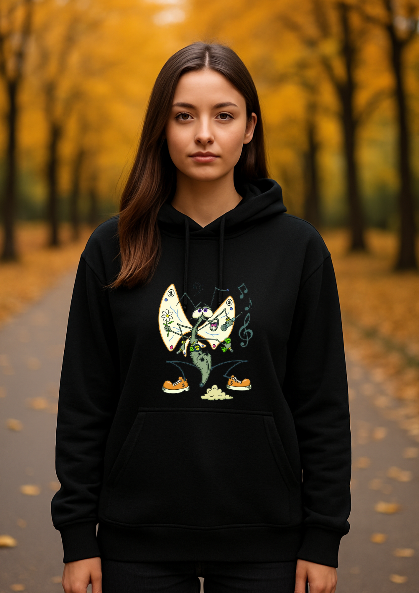 Art unisex Hoodie (MC Wingz -Butterfly)