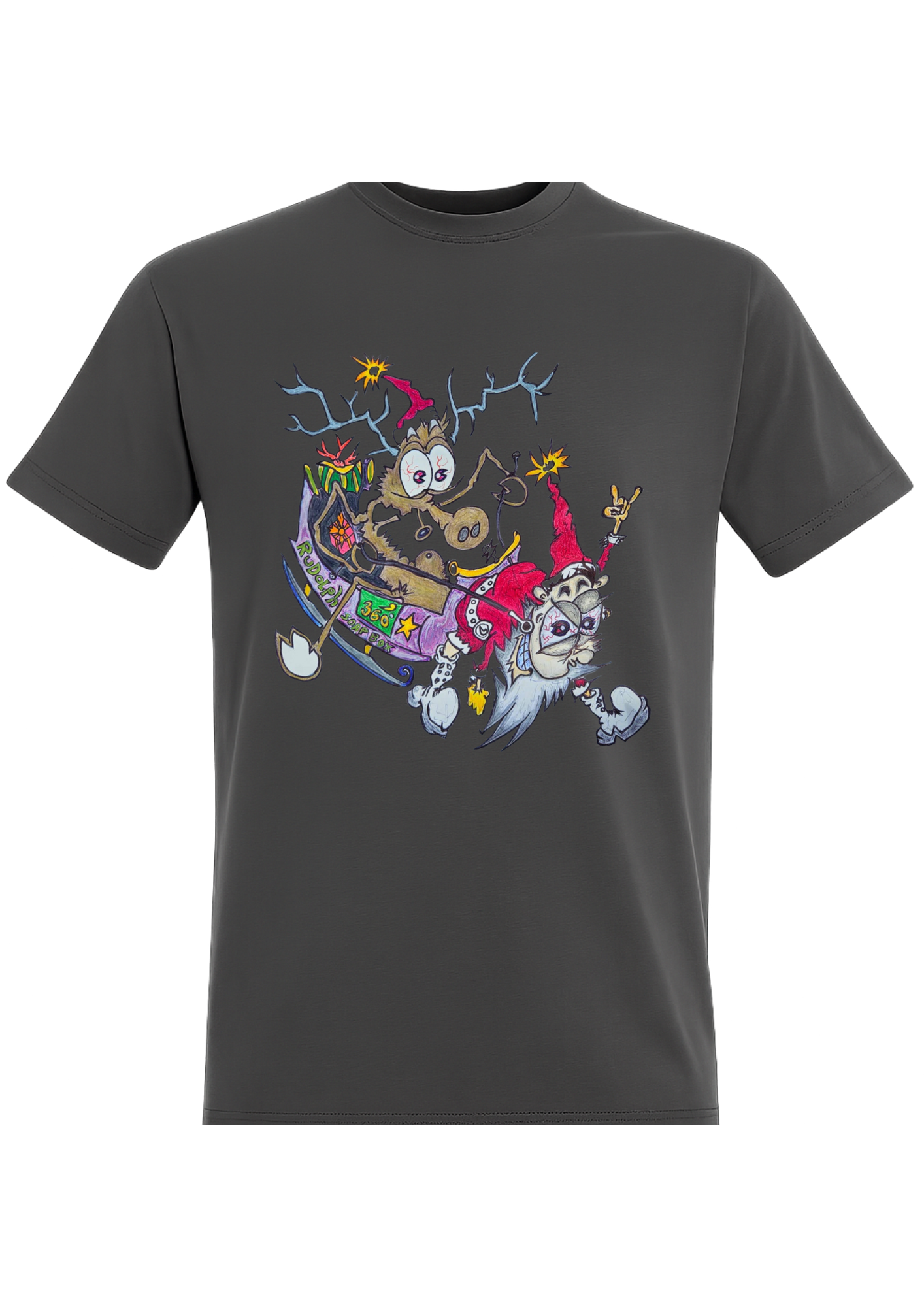 Christmas short sleeve unisex T-shirt (Santa Clause)