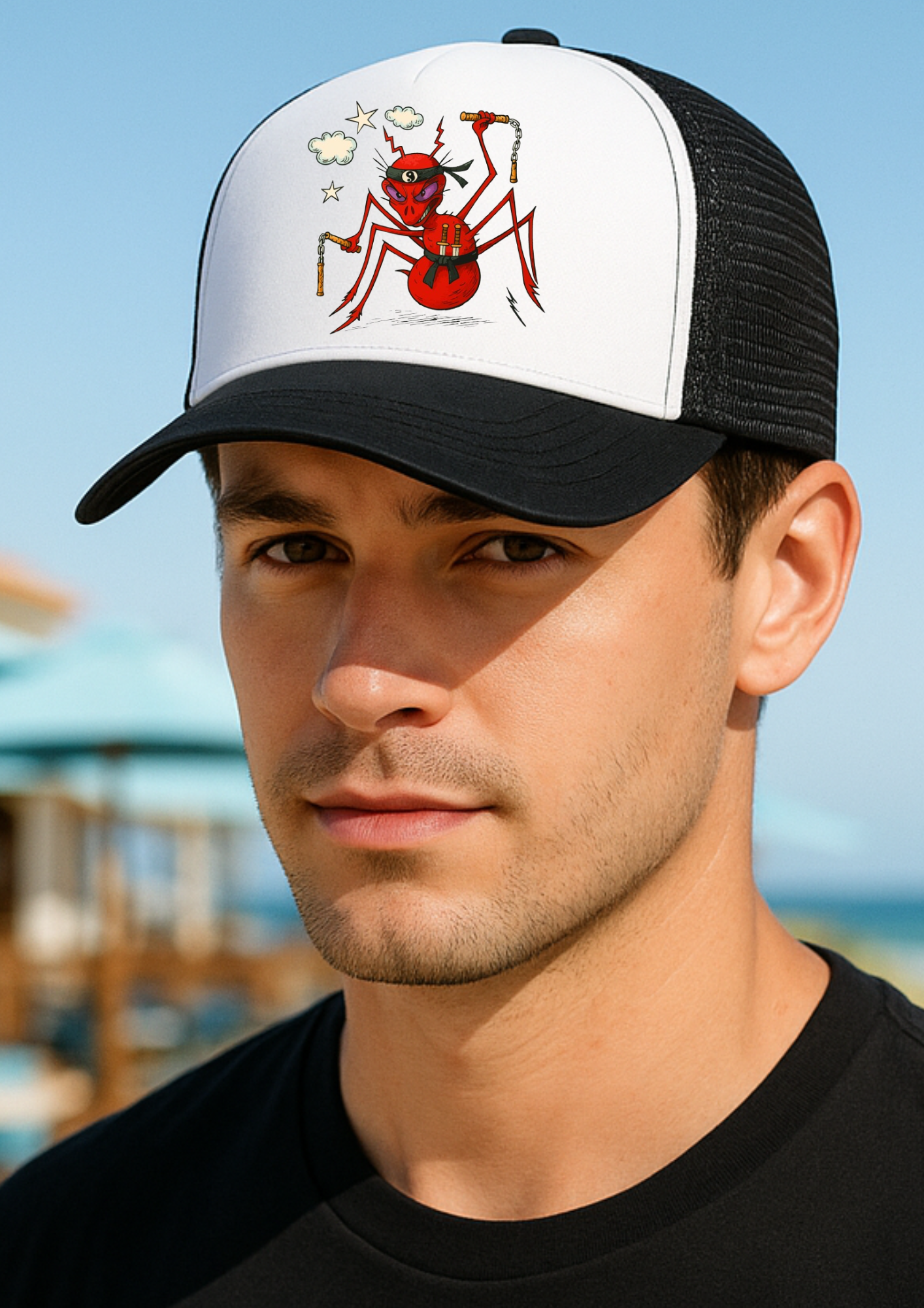 Baseball Hat – The Ninja Bellies Edition (Scarlet Sting -Ant)