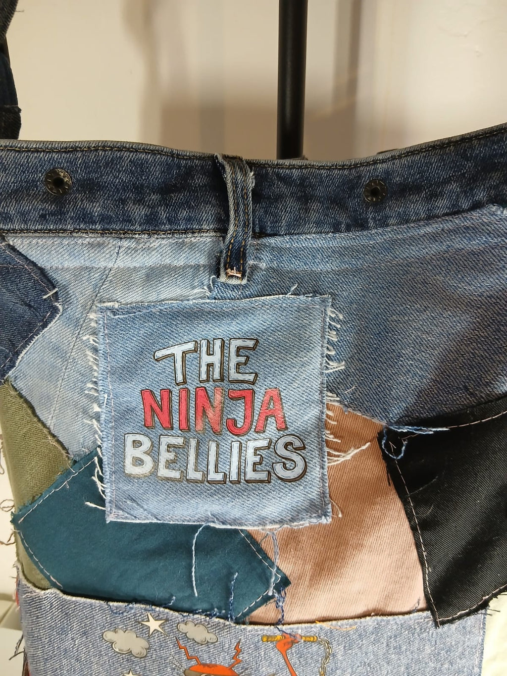 ONE OF A KIND – Upcycled Ninja Bellies Bag  (Crazy moon, Scarlet Sting ant, Termite, Lady Bird)