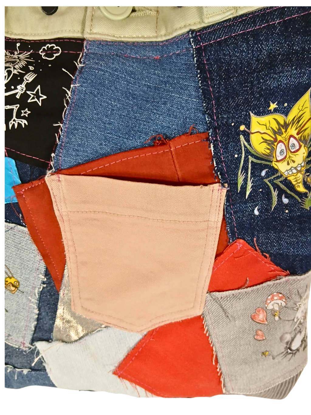 One-of-a-Kind Upcycled Bag – Cricket & Friends