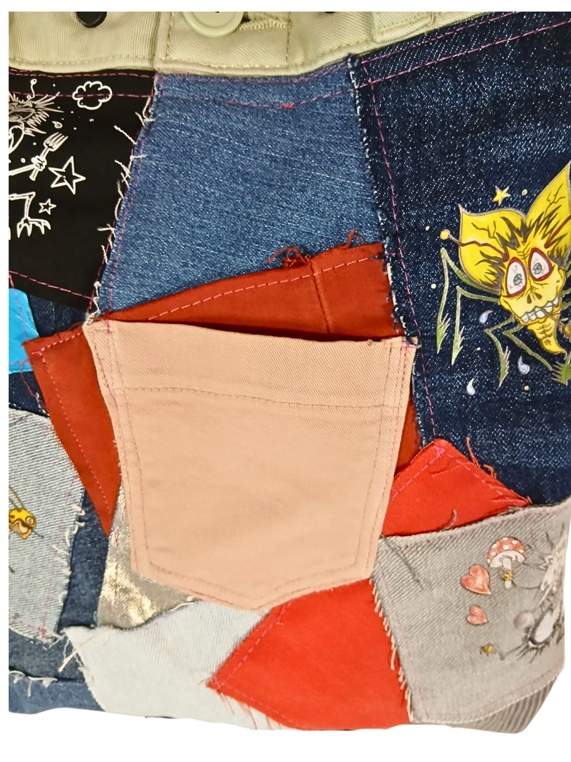 One-of-a-Kind Upcycled Bag – Cricket & Friends