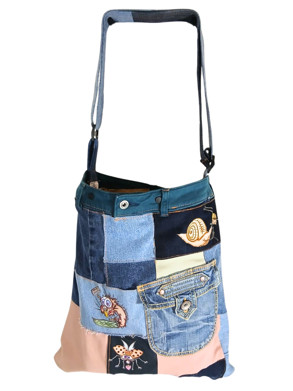 One-of-a-Kind Upcycled Bag – Chunky & Friends