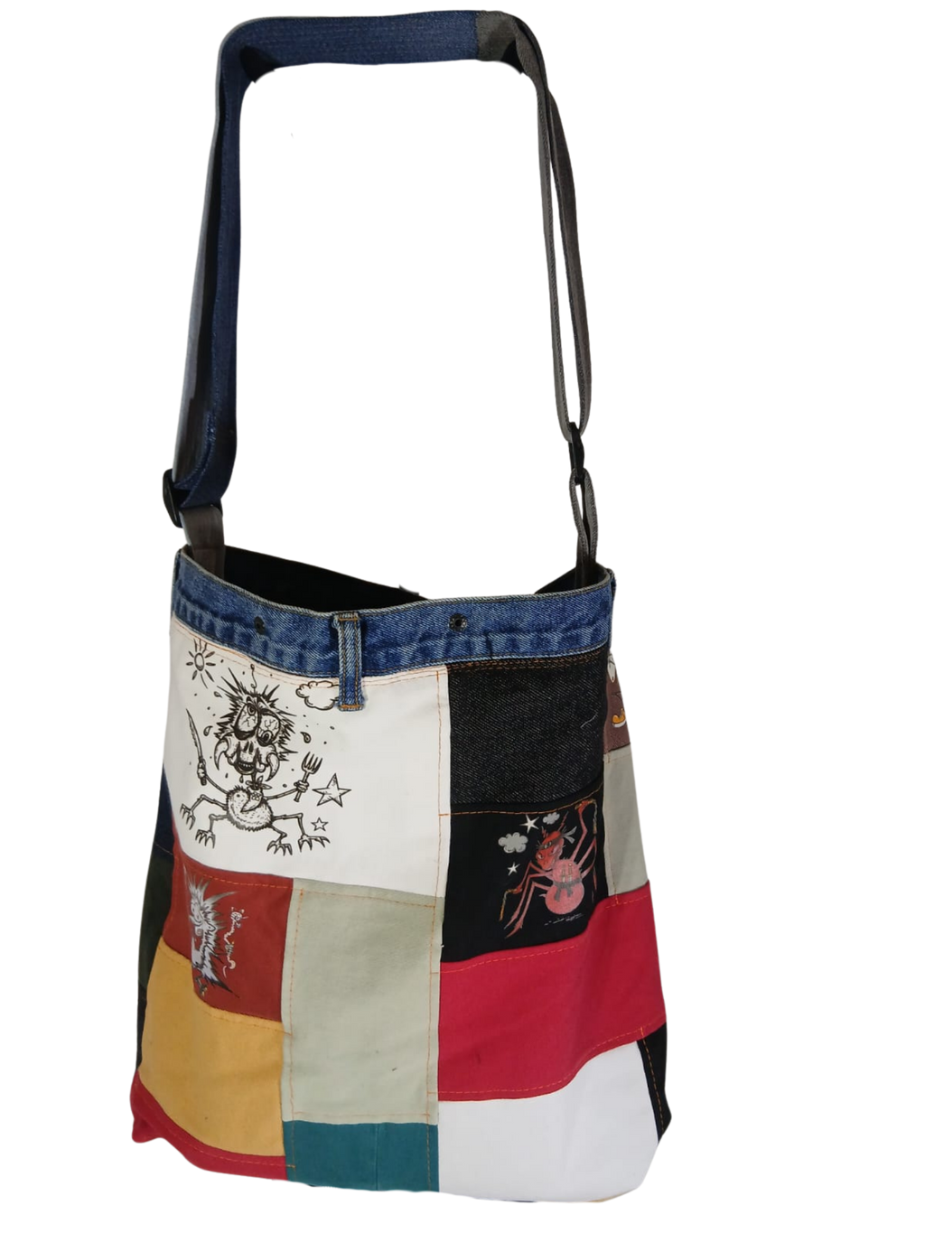 One-of-a-Kind Upcycled Bag – MC Wingz & Friends