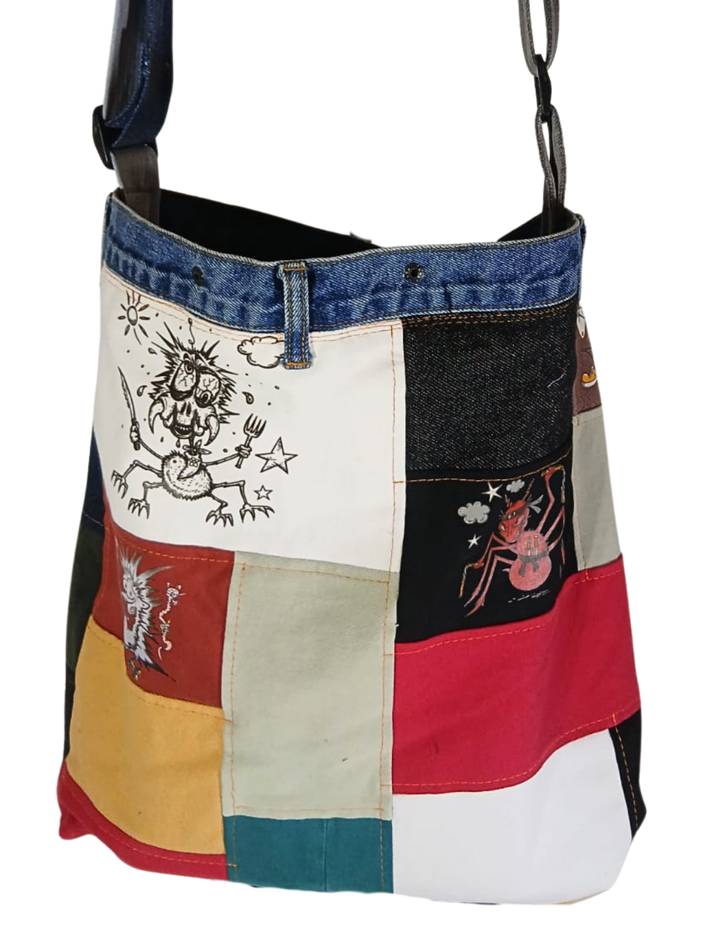 One-of-a-Kind Upcycled Bag – MC Wingz & Friends