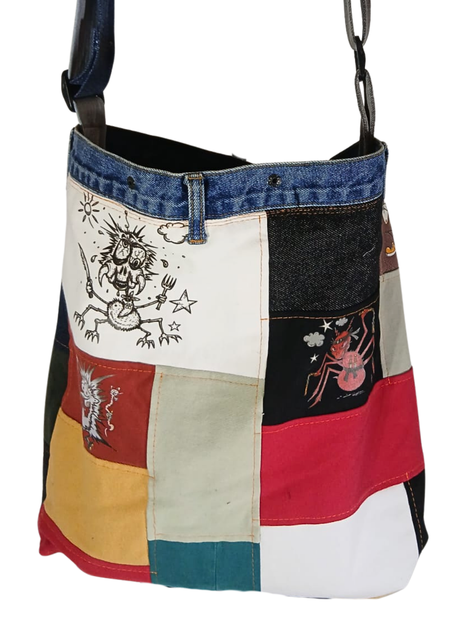 One-of-a-Kind Upcycled Bag – MC Wingz & Friends
