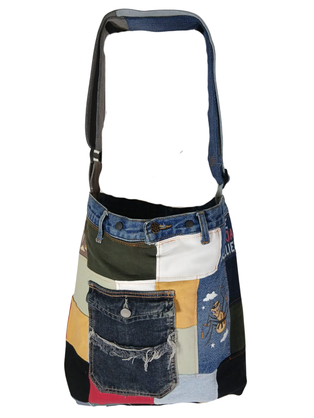 One-of-a-Kind Upcycled Bag – MC Wingz & Friends