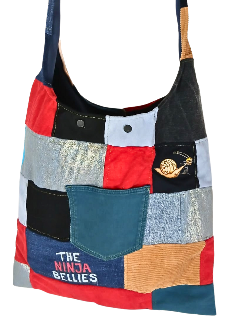 One-of-a-Kind Upcycled Bag – Turbo Slim & Friends