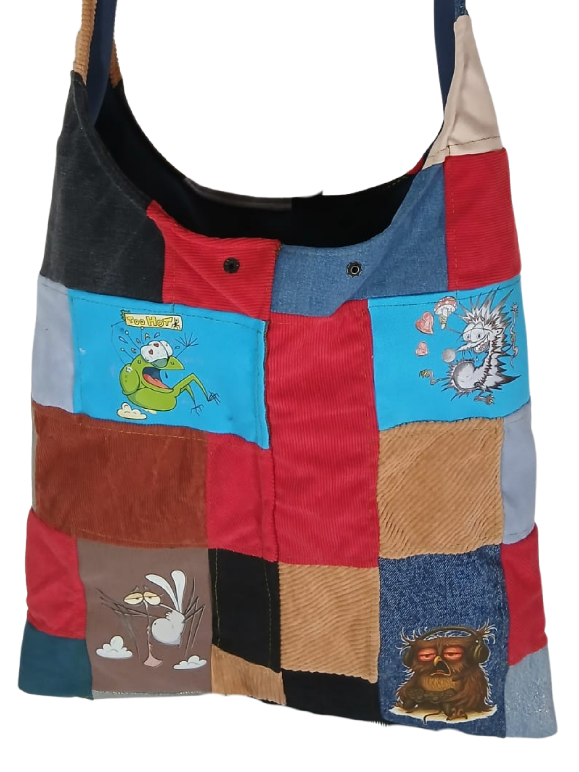 One-of-a-Kind Upcycled Bag – Turbo Slim & Friends