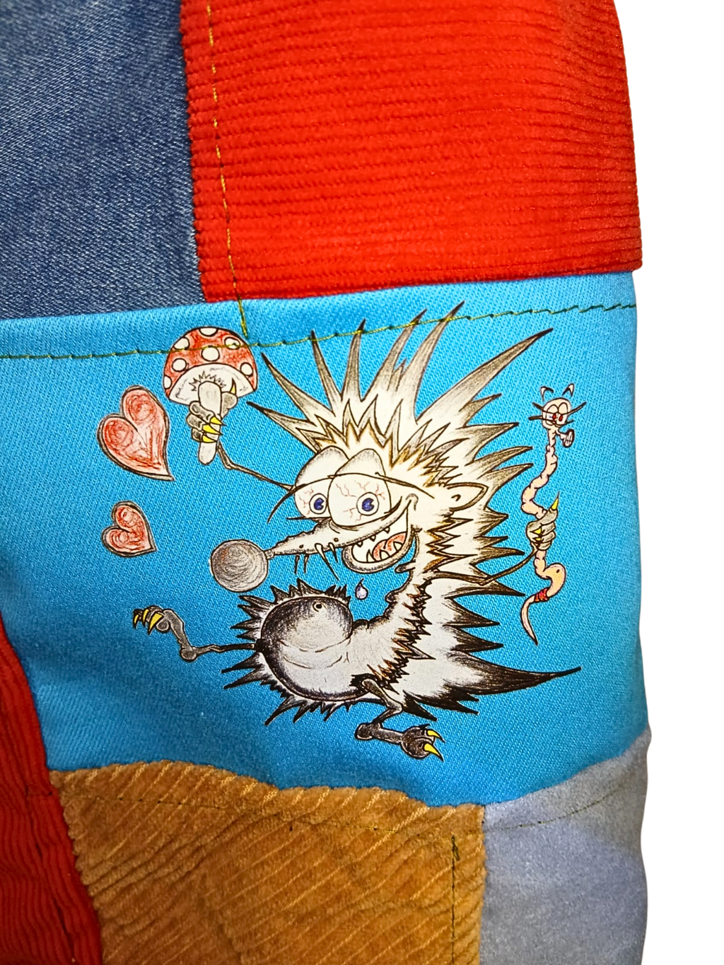 One-of-a-Kind Upcycled Bag – Turbo Slim & Friends