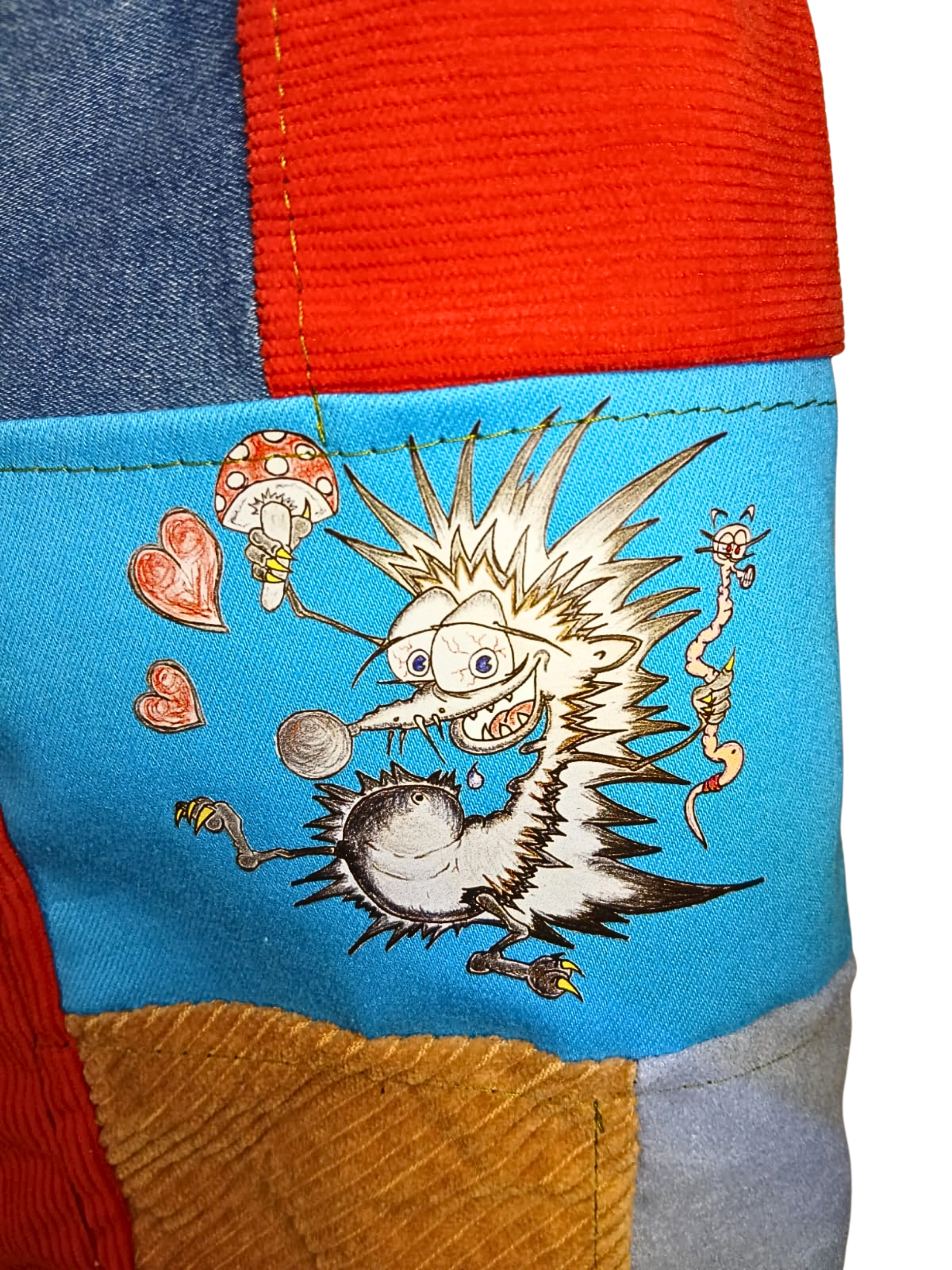 One-of-a-Kind Upcycled Bag – Turbo Slim & Friends