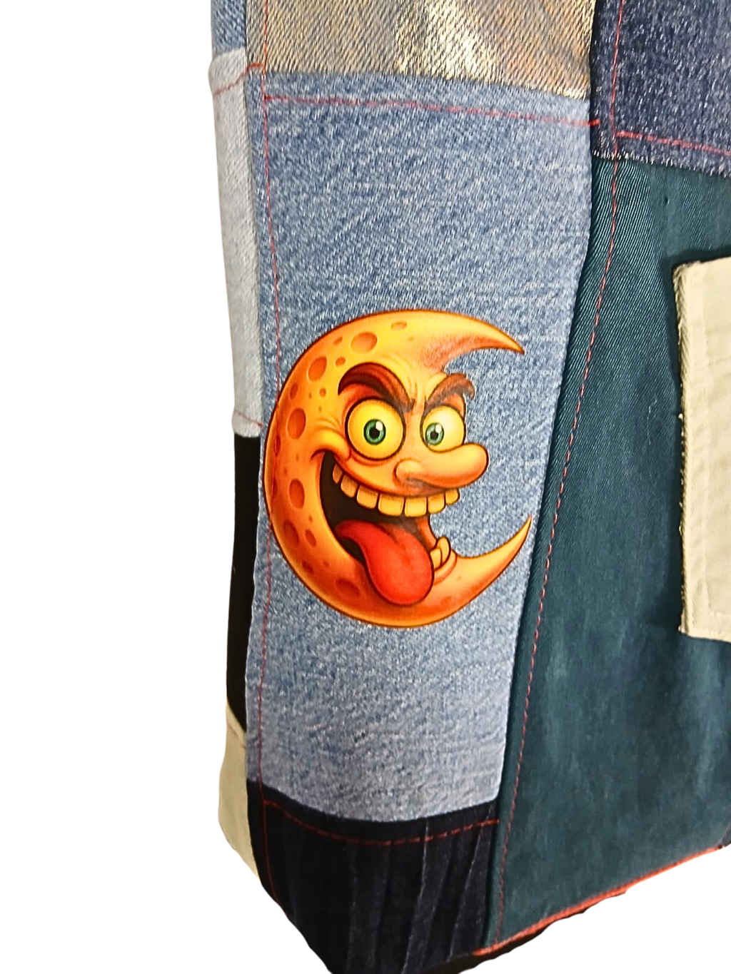 One-of-a-Kind Upcycled Bag – Gamer Owl & Friends