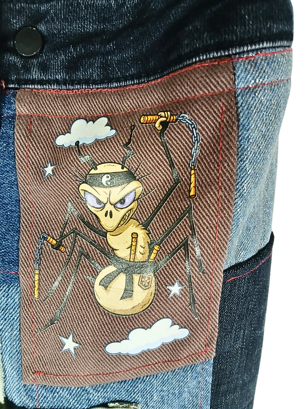 One-of-a-Kind Upcycled Bag – Gamer Owl & Friends