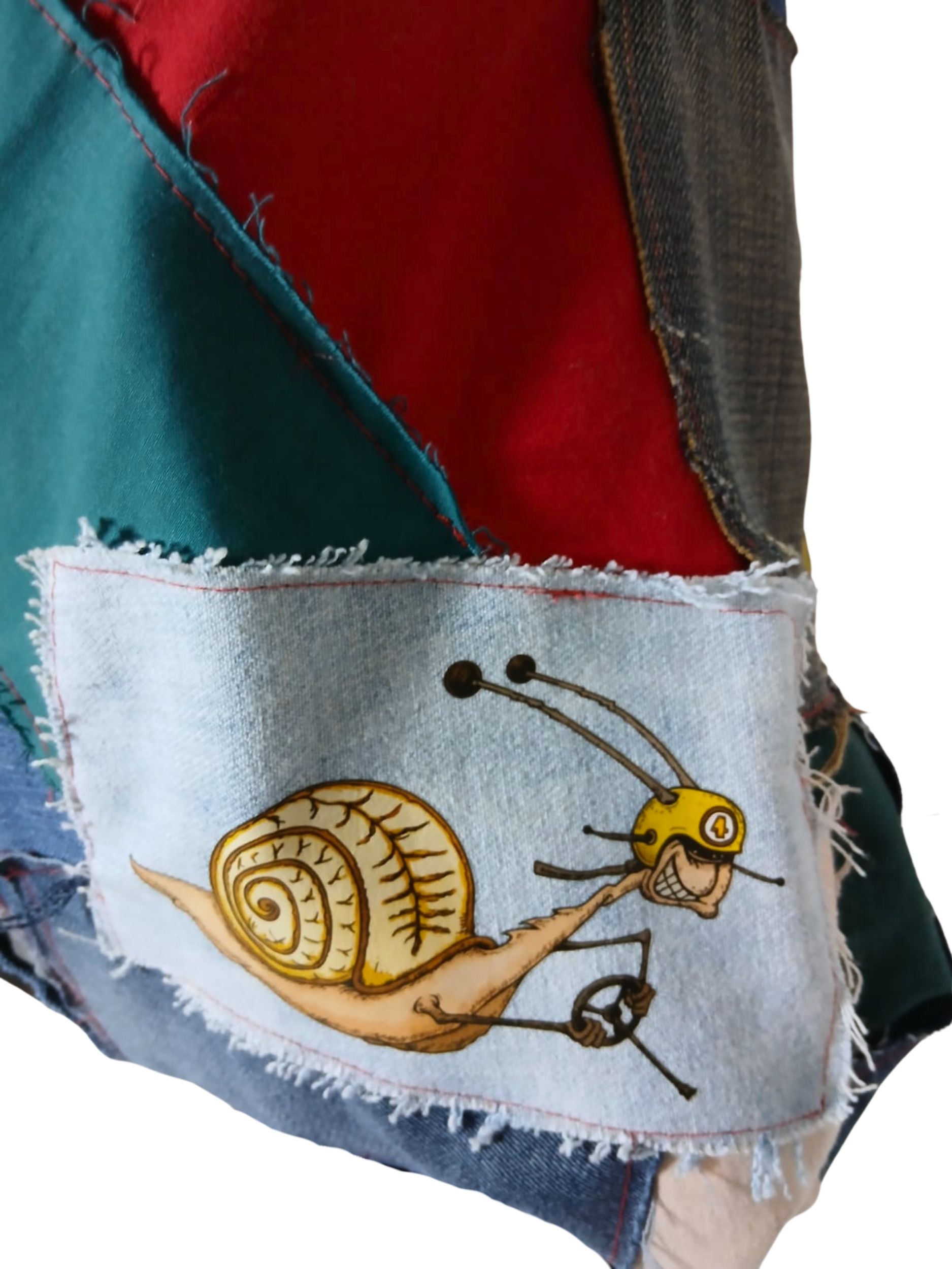 One-of-a-Kind Upcycled Bag – Termite the Hungry Destroyer  & Friends