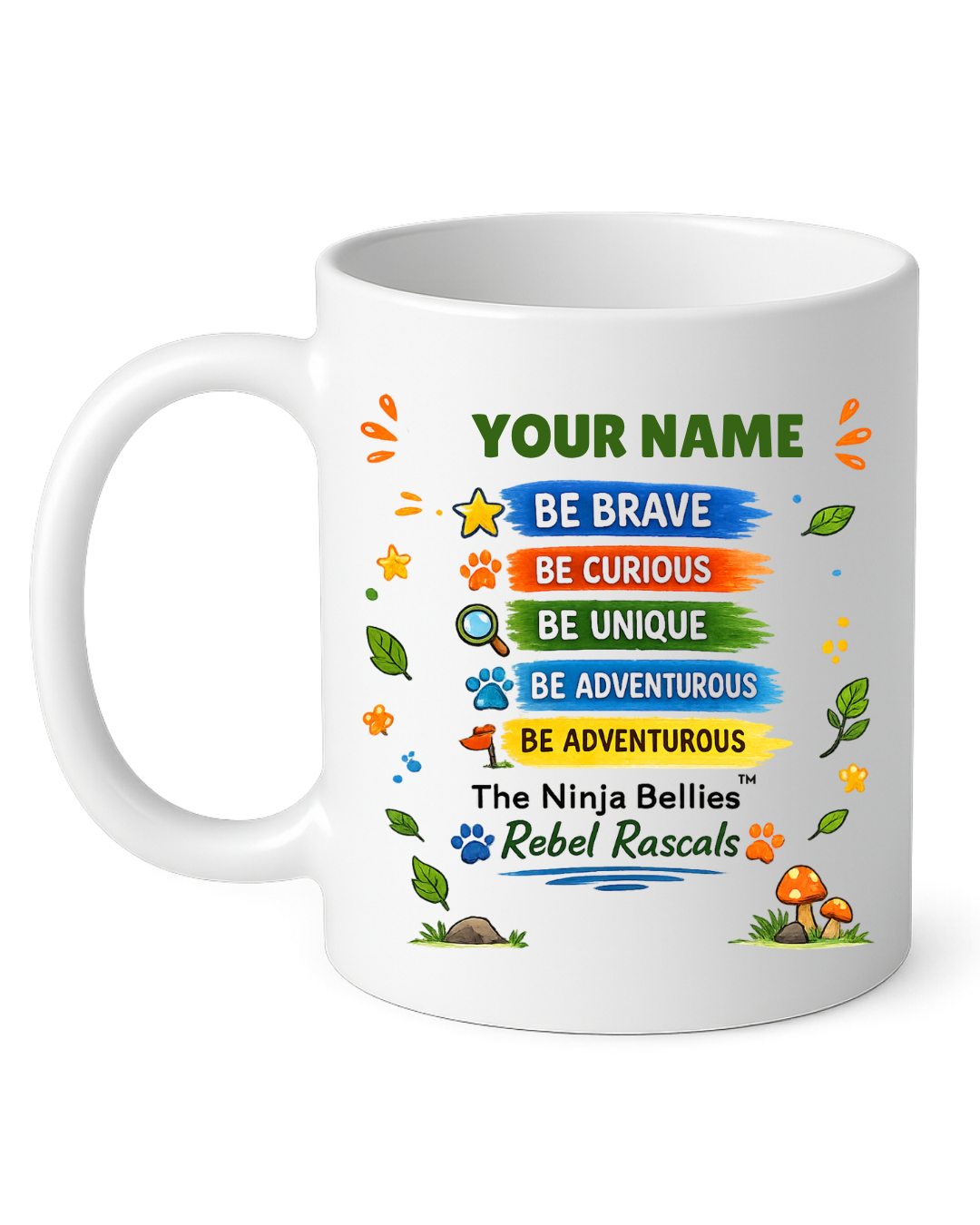 Oxton The Octopus Rebel Rascals Personalised Mug