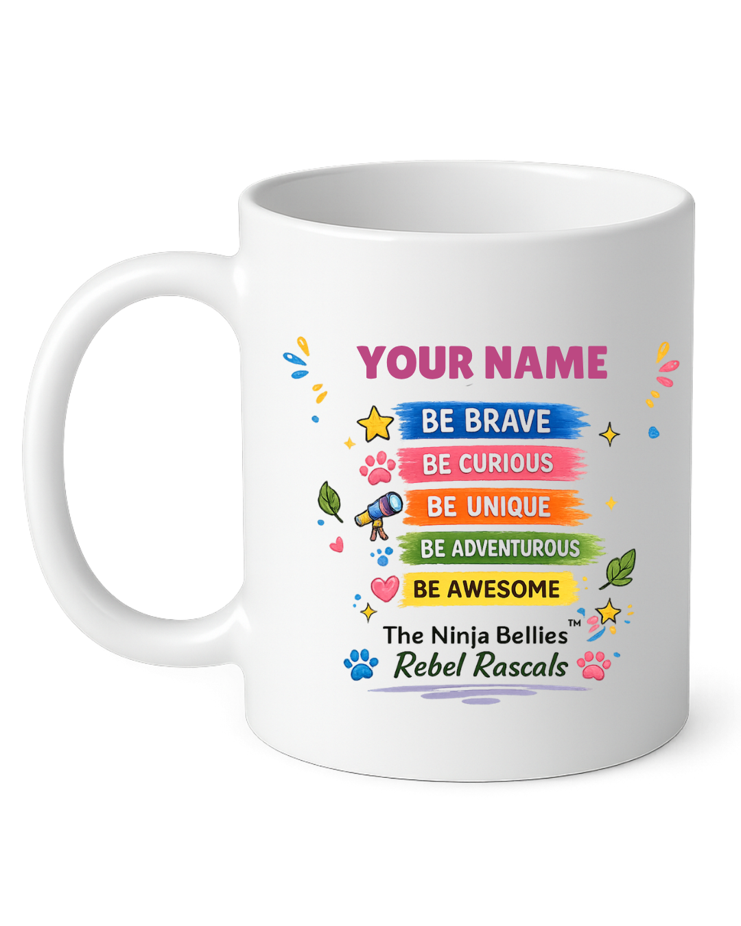Oxton The Octopus Rebel Rascals Personalised Mug