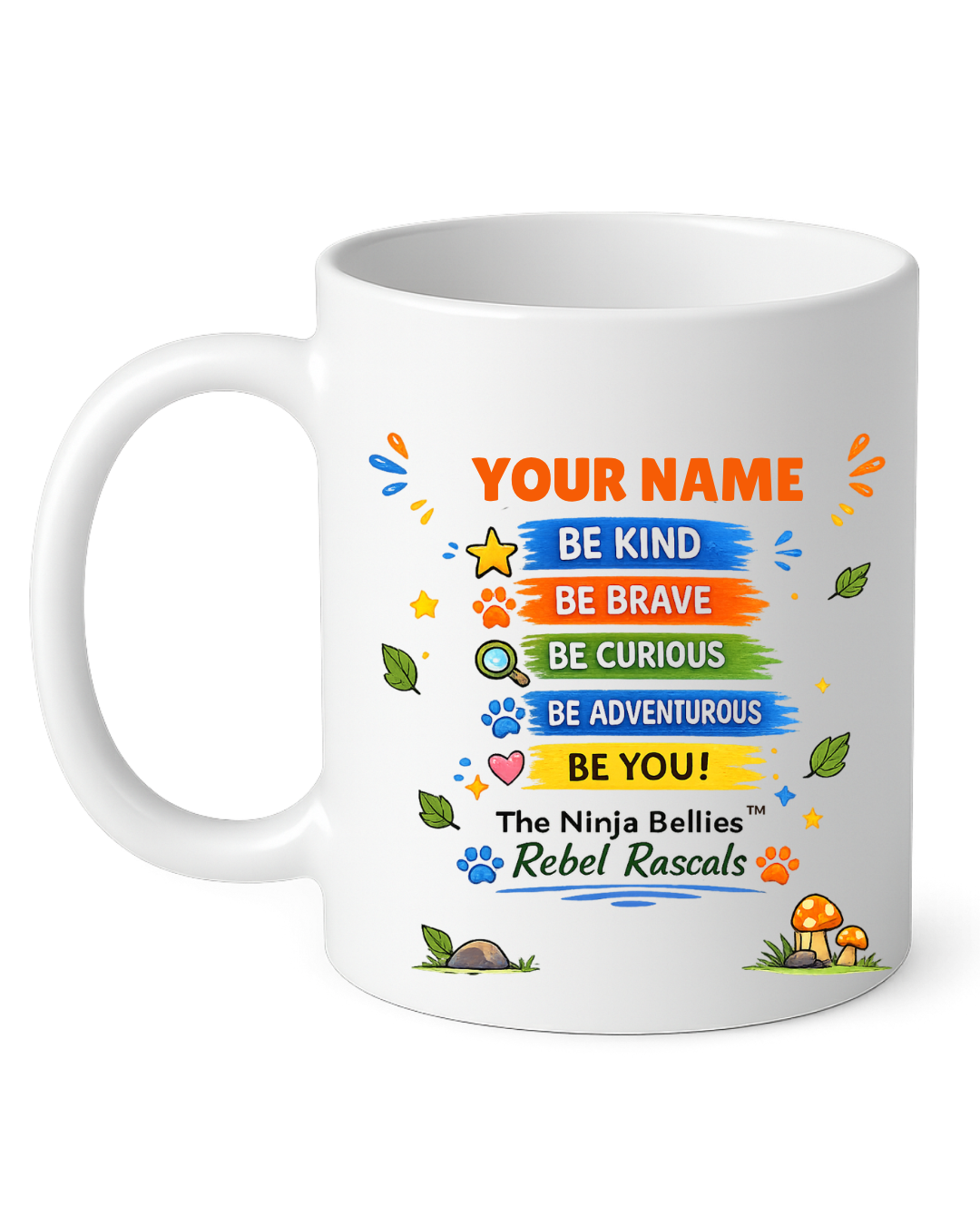 Oxton The Octopus Rebel Rascals Personalised Mug