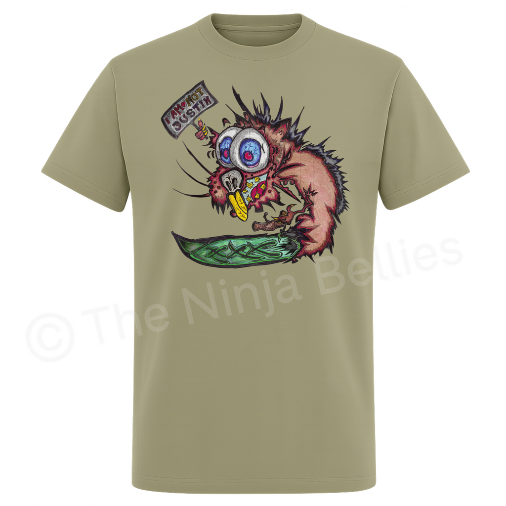 Short sleeve unisex T-shirt (Chunky the Bonkers Beaver)