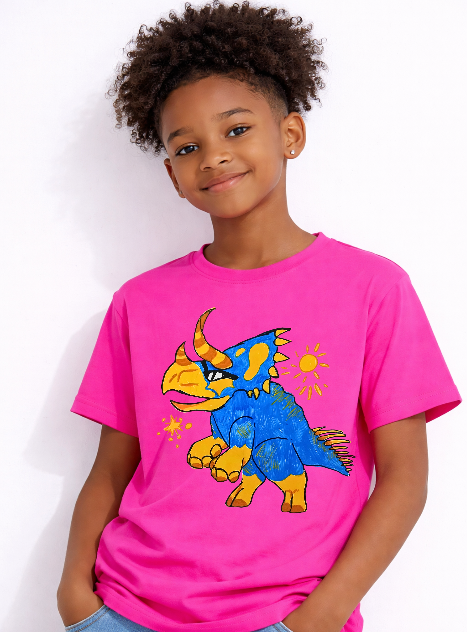 Kids T-shirt (Sunceratops)