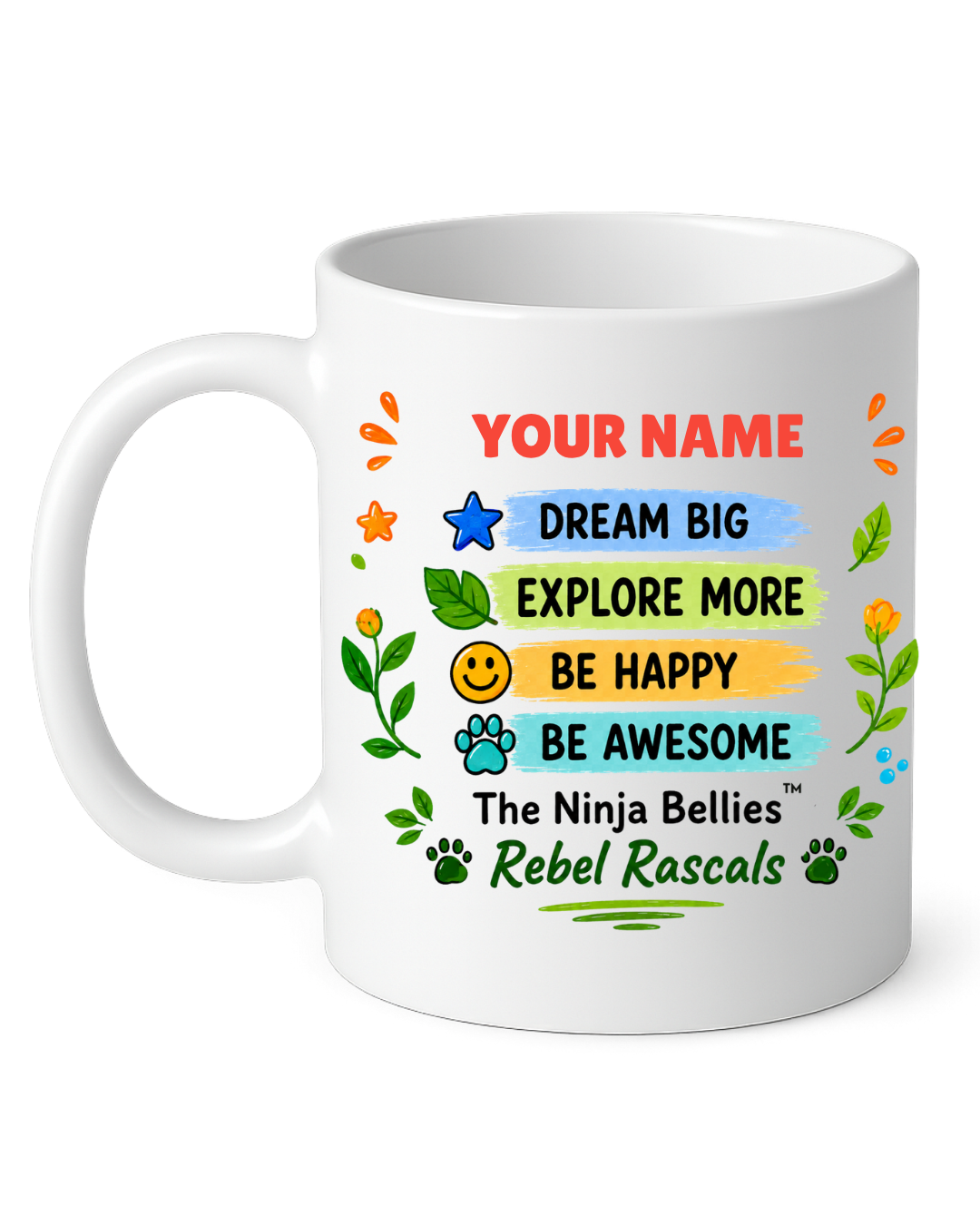 Oxton The Octopus Rebel Rascals Personalised Mug