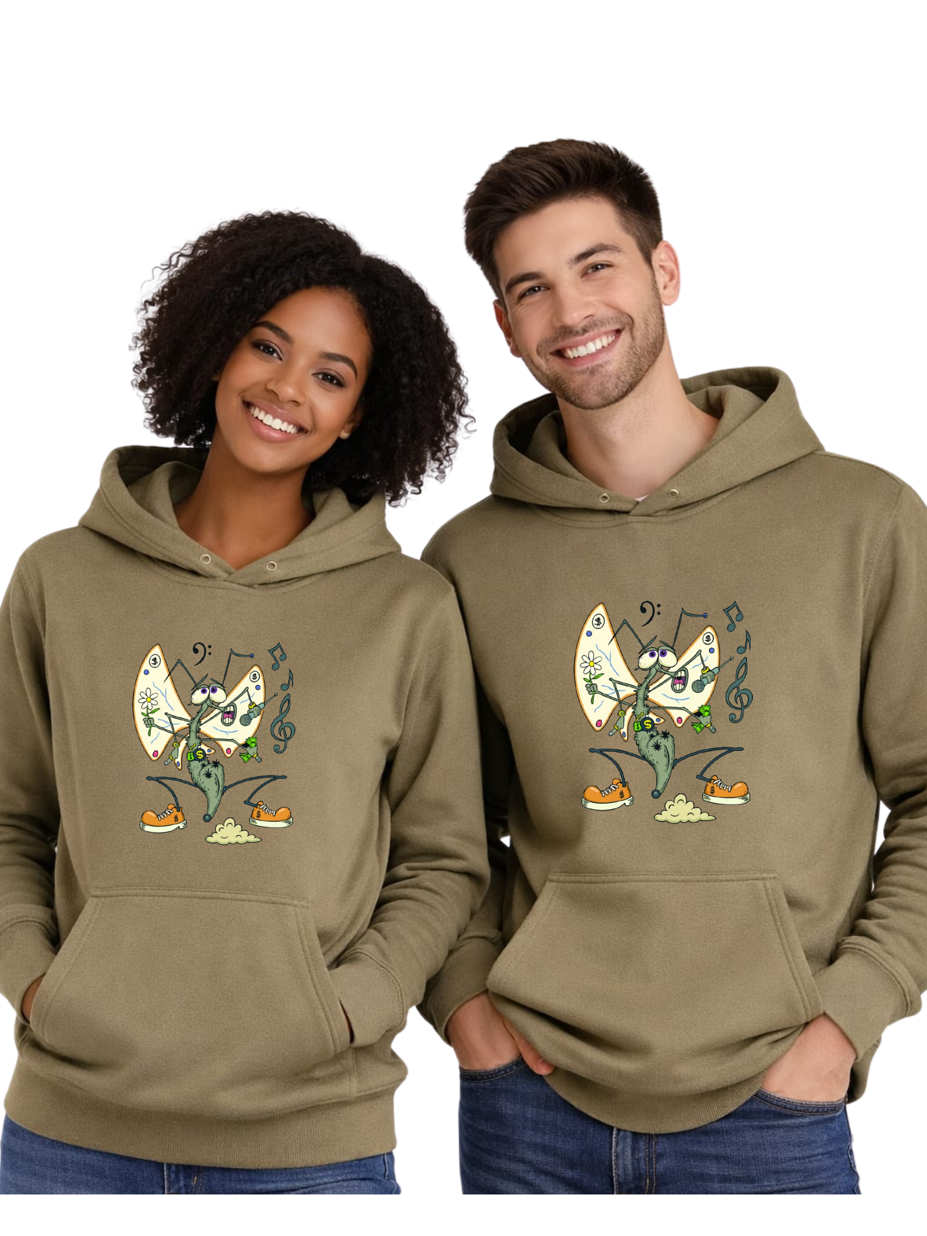 MC Wingz the Butterfly – Adult Unisex Hoodie