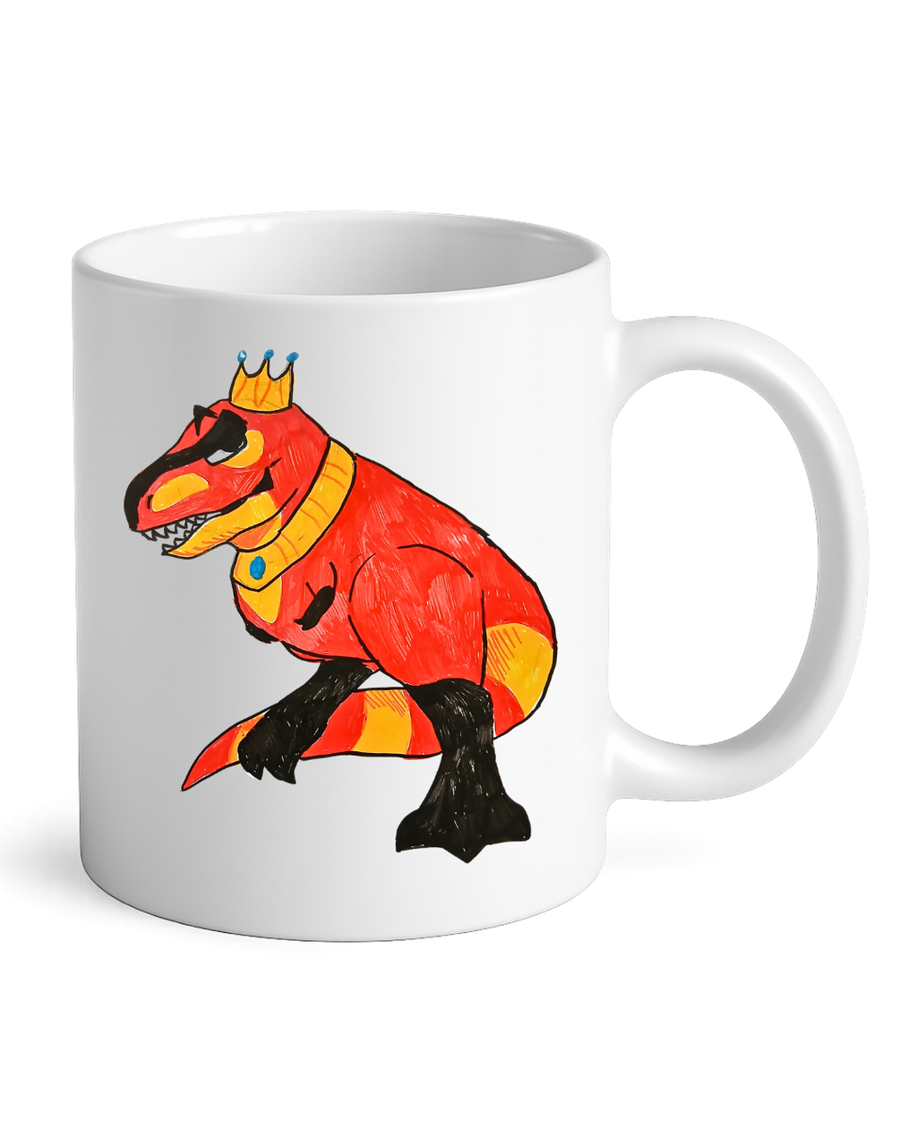 King Rexy Rebel Rascals Personalised Mug