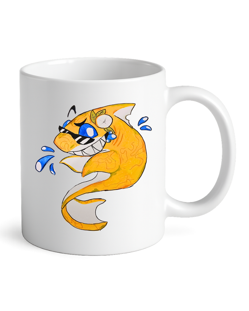 Lemon Shark Rebel Rascals Personalised Mug