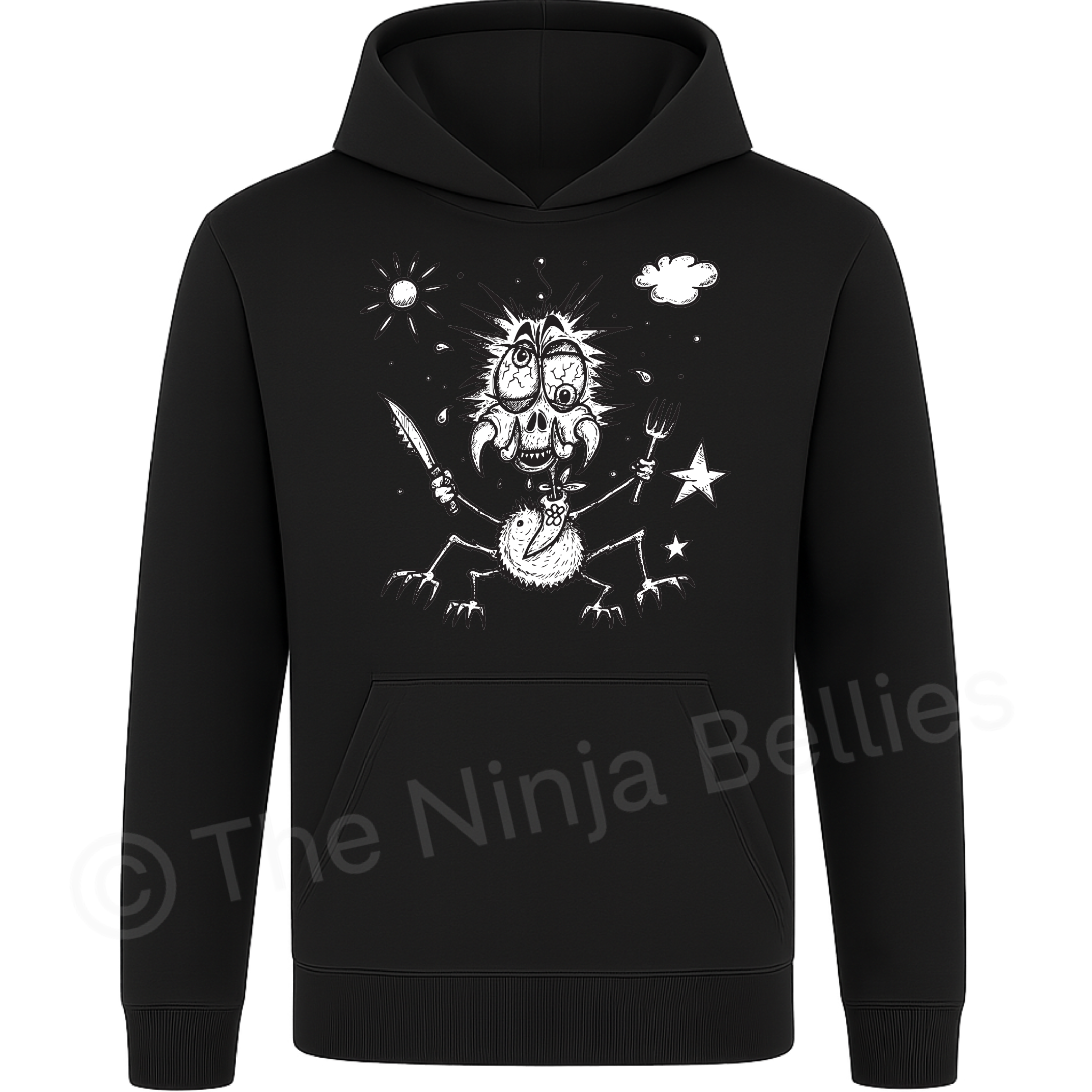Art unisex Hoodie (Termite - The Hungry Destroyer)