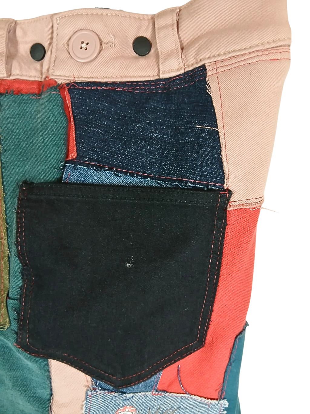 ONE OF A KIND – Upcycled Ninja Bellies Bag  (Spiky, Crazy Moon, Cricket, Sensei Crunchy)