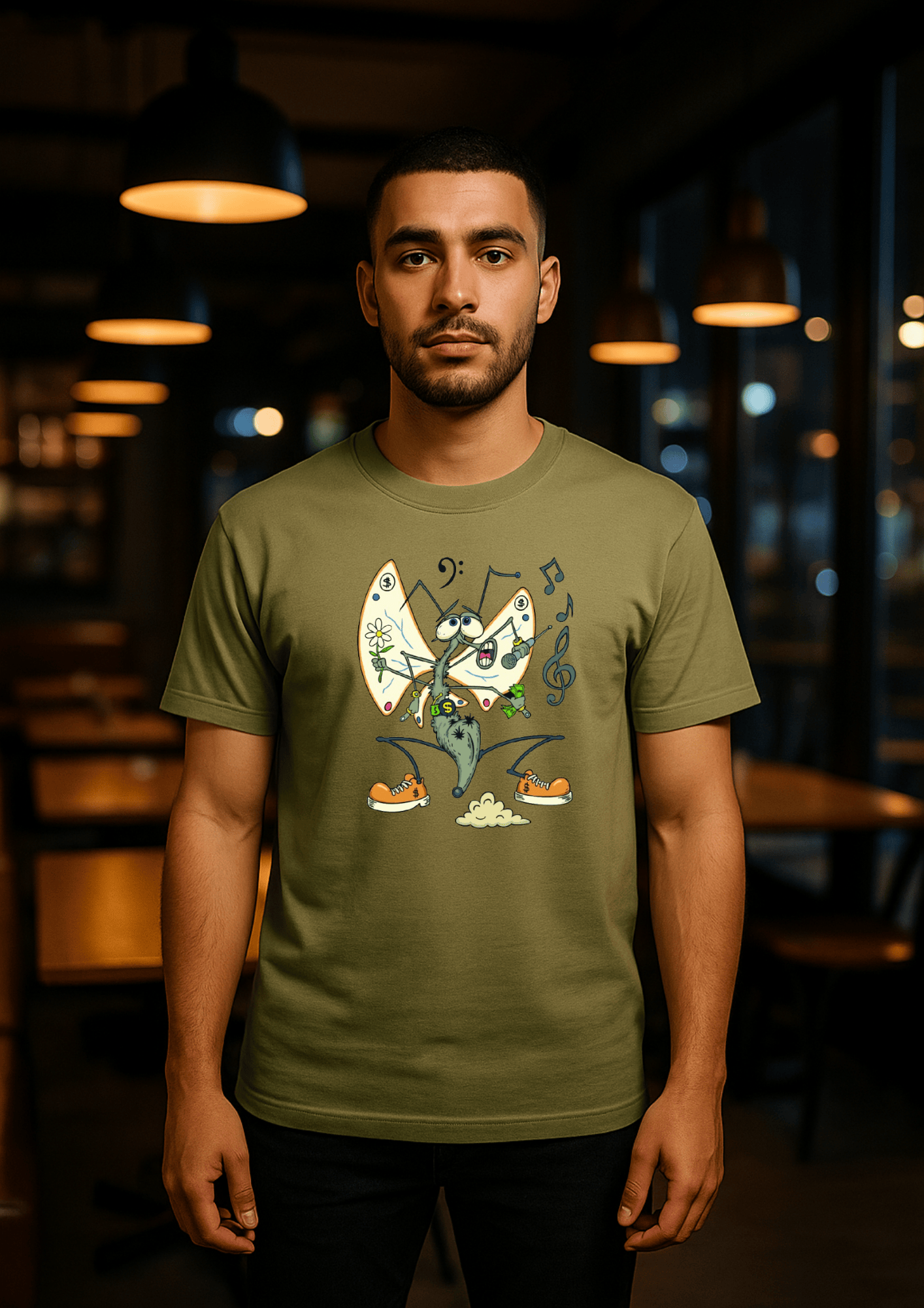 Short sleeve art unisex T-shirt (MC Wingz -Butterfly)