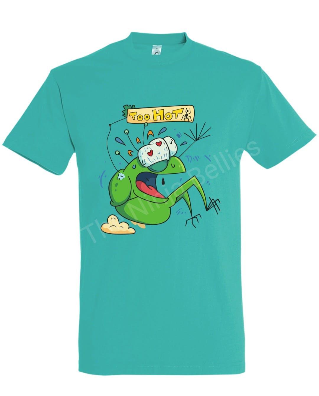 Short sleeve unisex T-shirt (TripHop- frog)