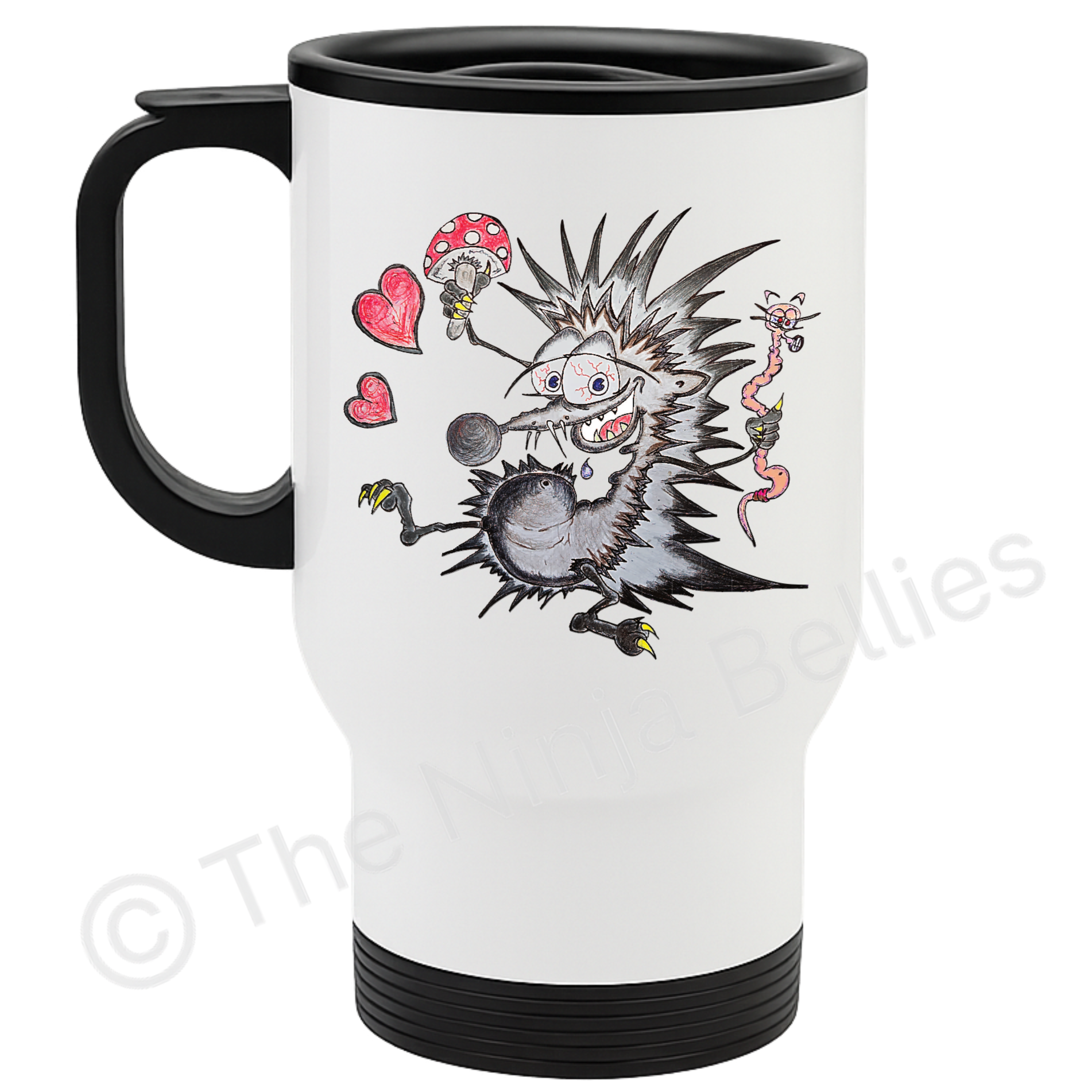 Thermo mug (Spiky - hedgehog and the Wiggle worm)